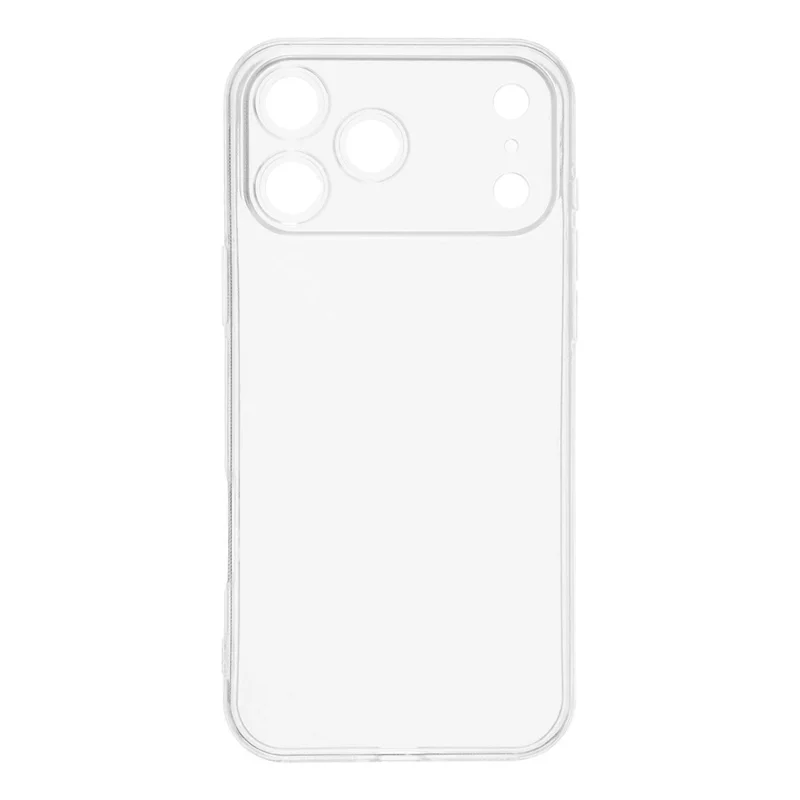 Étui iPhone 17 Pro Max Antichoc Épaisseur 1,5 mm Couverture de téléphone TPU transparente
