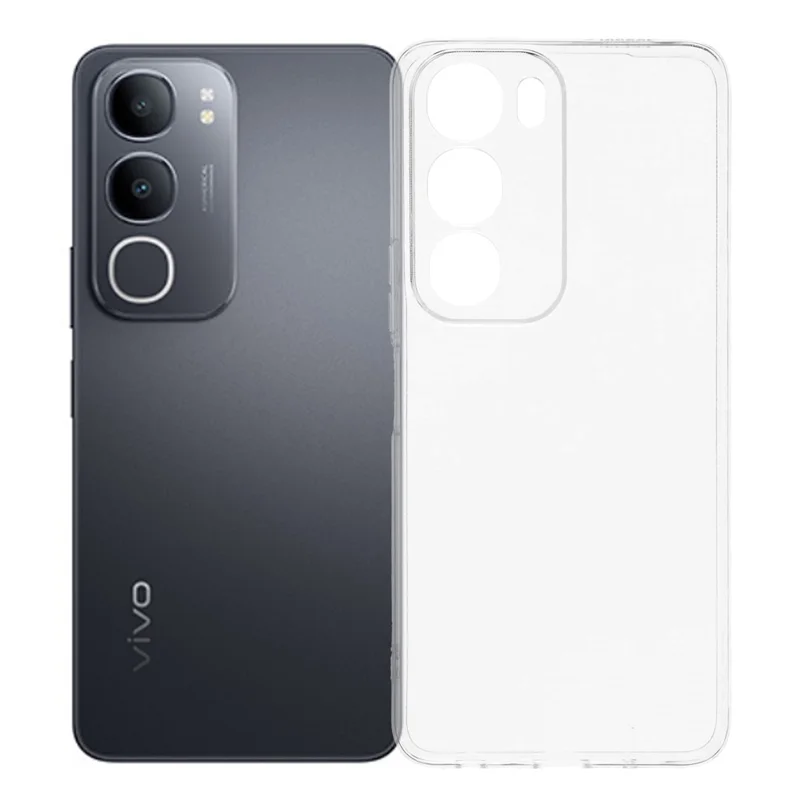 For vivo Y50 Case Shockproof 1.5mm Thickness Clear TPU Phone Cover