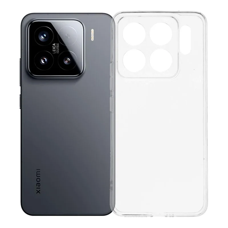 Custodia Xiaomi 15 Pro / 15S Pro, 1,5 mm di spessore, protettiva, in TPU trasparente