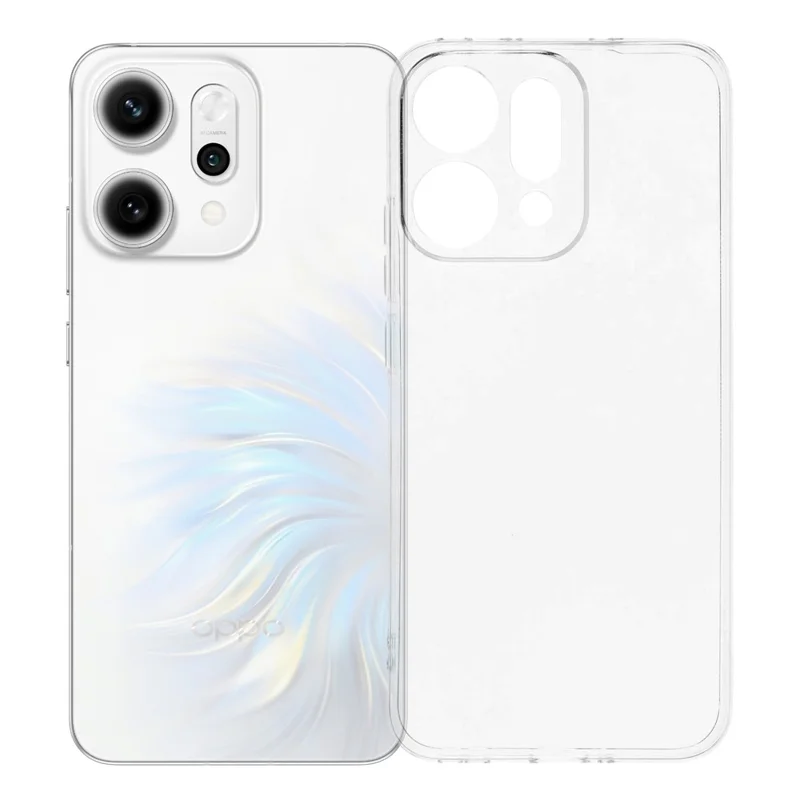 For Oppo Reno14 5G (Global) Case Shockproof 1.5mm Thickness Clear TPU Phone Cover