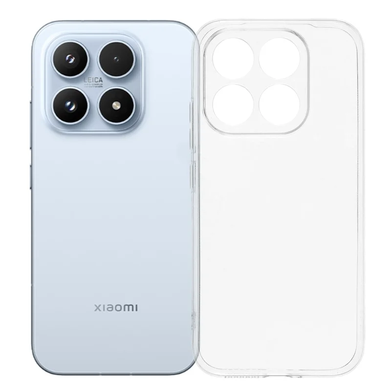 Obudowa do Xiaomi 17, odporna na wstrząsy, 1,5 mm, przezroczysta obudowa z TPU