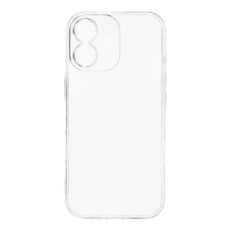 Capa para iPhone 17 à prova de choques, espessura de 1,5 mm, capa de telefone TPU transparente