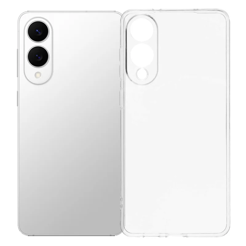 For Samsung Galaxy S25 Edge Case Shockproof 1.5mm Thickness Clear TPU Phone Cover