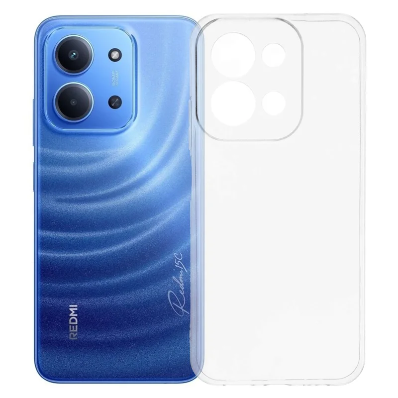 Phone Case For Xiaomi Redmi 15C 4G (EU) (173mm) / 15C 5G (EU) (173mm) / Poco C85 4G (173mm) Shockproof 1.5mm Thickness Clear TPU Cover