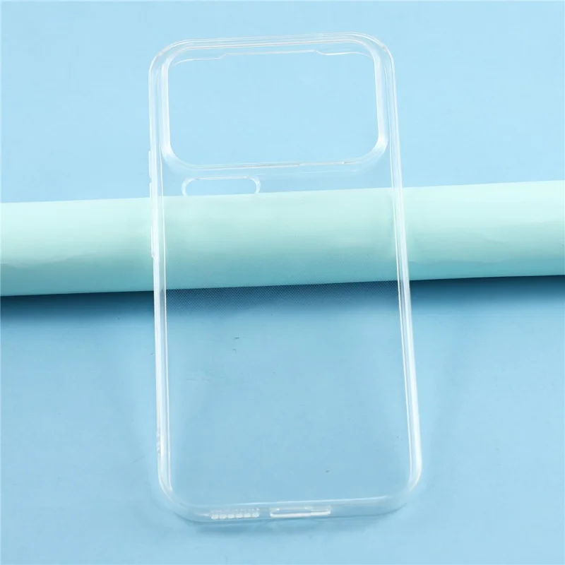 Capa para Xiaomi 17 Pro Max à Prova de Choque Transparente TPU de 1,5mm de Espessura para Telefone