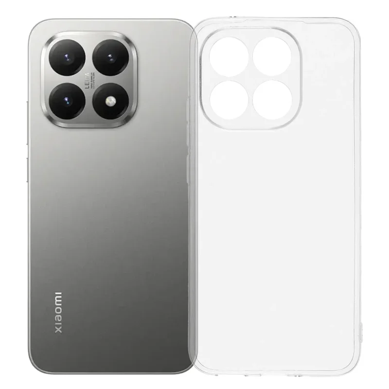 UNITHIN For Xiaomi 15T Case 0.7mm Clear TPU Anti Drop Phone Cover Precise Cutouts