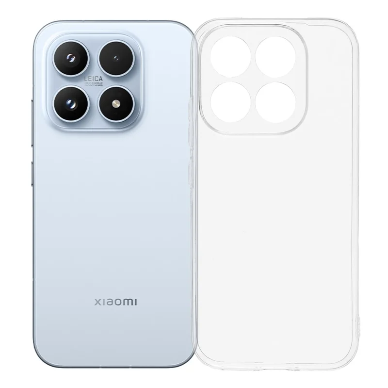 UNITHIN For Xiaomi 17 Case 0.7mm Clear TPU Anti Drop Phone Cover Precise Cutouts