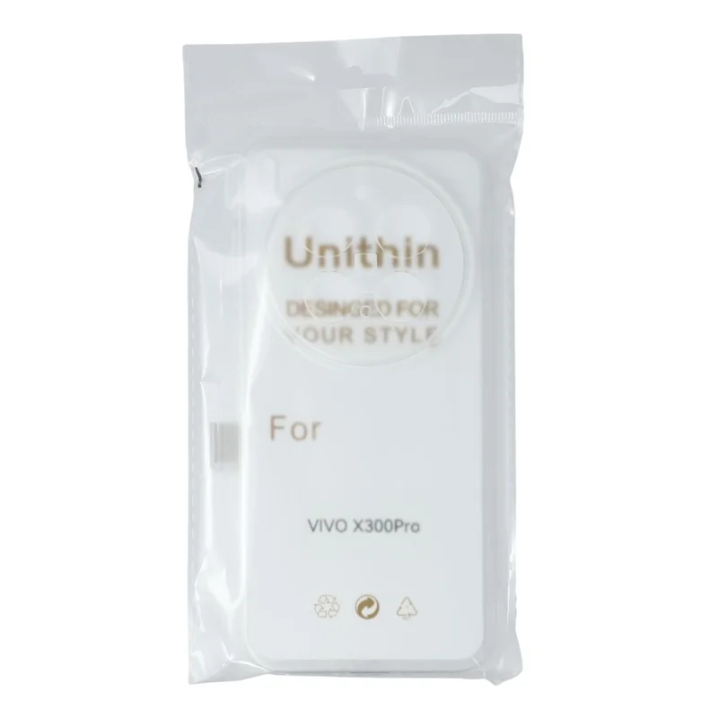 UNITHIN For vivo X300 Pro 5G Case 0.7mm Clear TPU Anti Drop Phone Cover Precise Cutouts