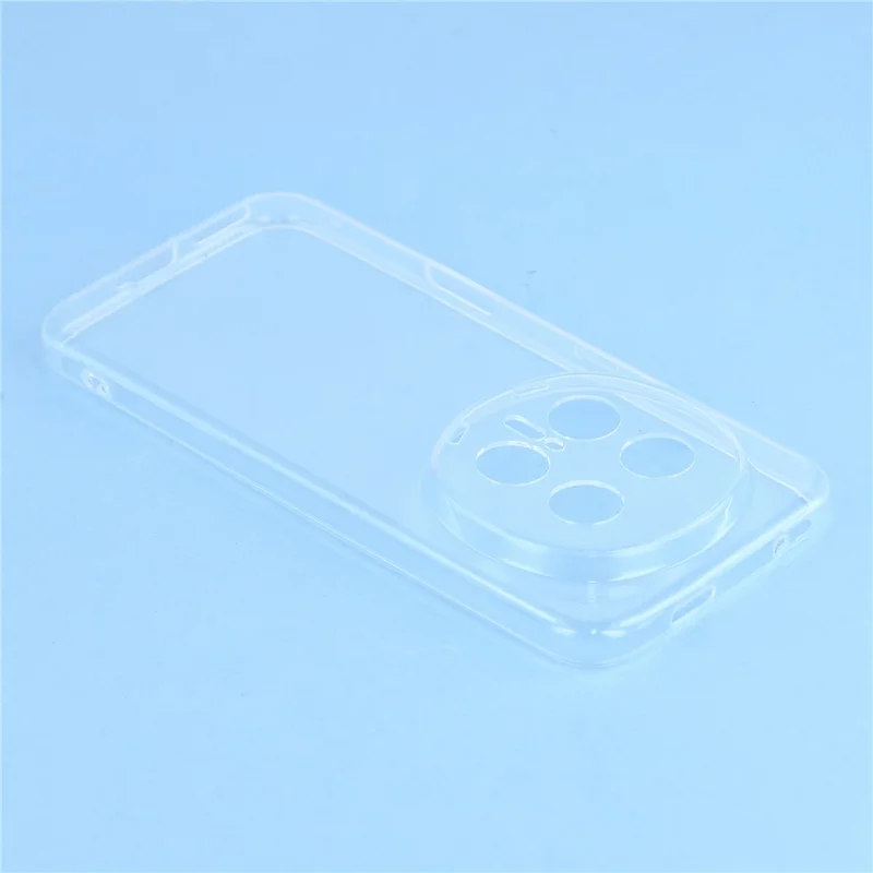 UNITHIN Para Honor Magic8 Pro 5G Capa 0,7 mm Claro TPU Anti Queda Capa de Telefone Recortes Precisos