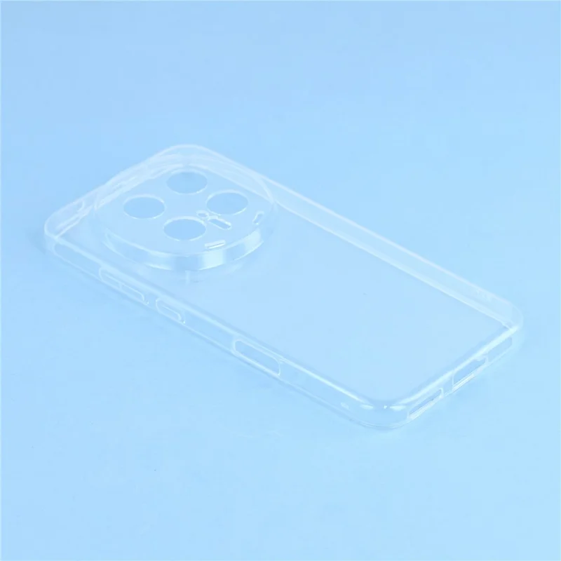 UNITHIN Para Honor Magic8 Pro 5G Capa 0,7 mm Claro TPU Anti Queda Capa de Telefone Recortes Precisos