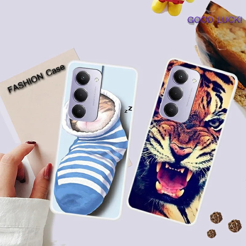 Custodia TPU per Xiaomi Redmi 15 4G (EU) (171mm) Stampa a motivi Antiurto Custodia posteriore per telefono - Fiori