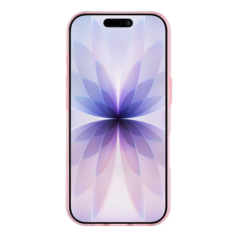 For iPhone 17 Case Glitter Shockproof TPU Phone Back Cover - Pink