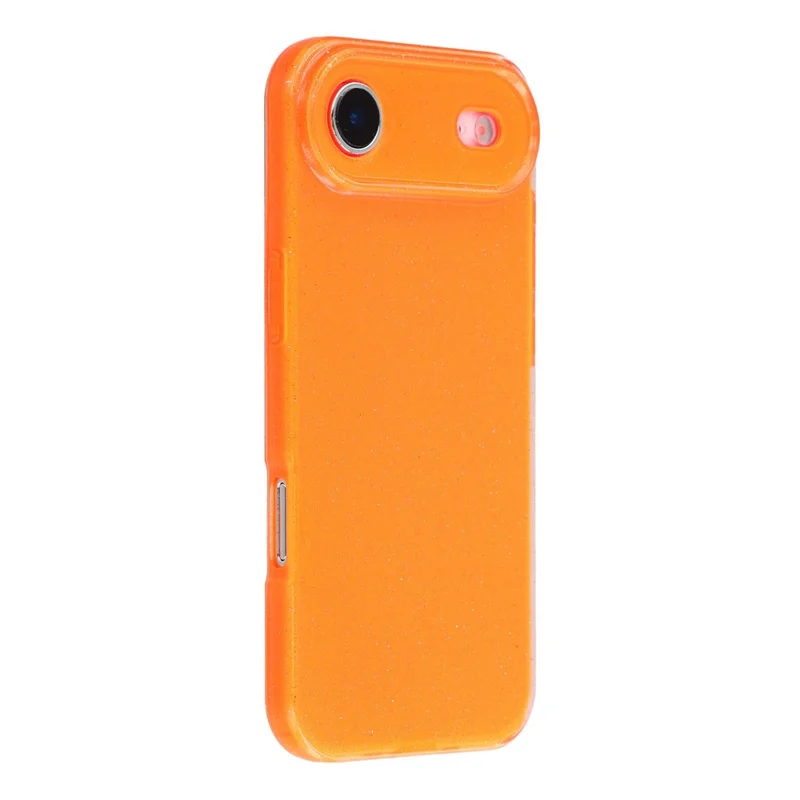 For iPhone Air Case Glitter Shockproof TPU Phone Back Cover - Orange