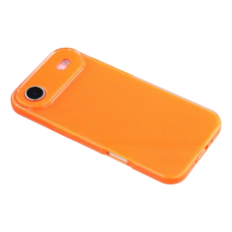 For iPhone Air Case Glitter Shockproof TPU Phone Back Cover - Orange
