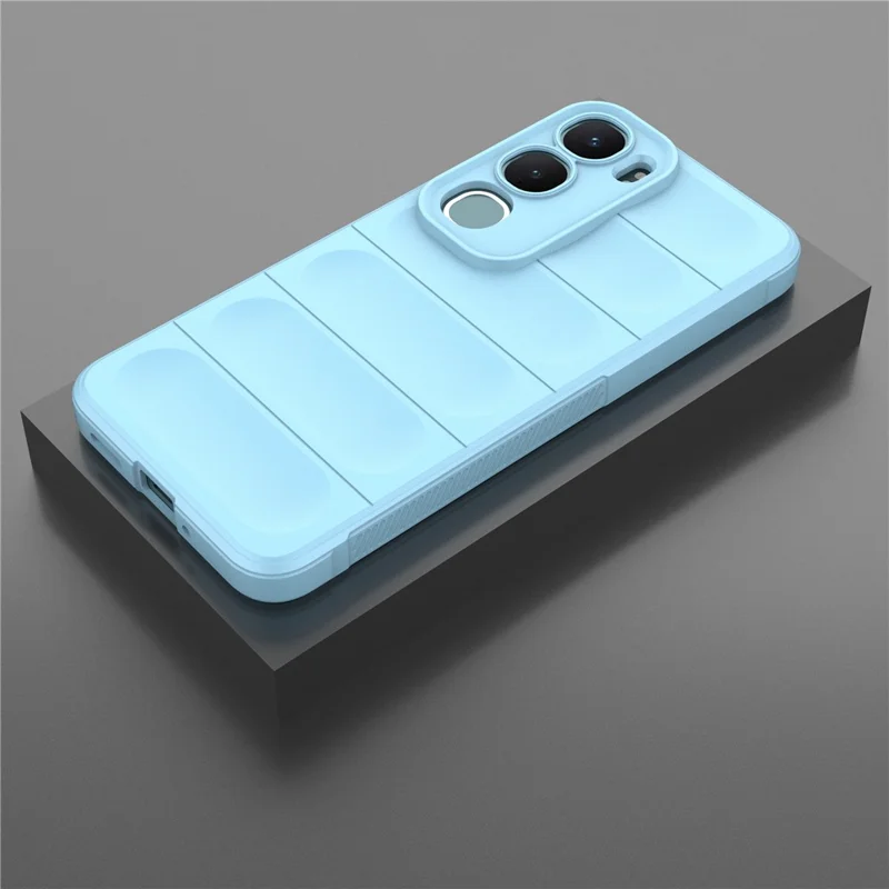 For vivo Y31 5G  /  Y21d Case Anti-Drop Soft TPU Rugged Phone Back Cover - Baby Blue
