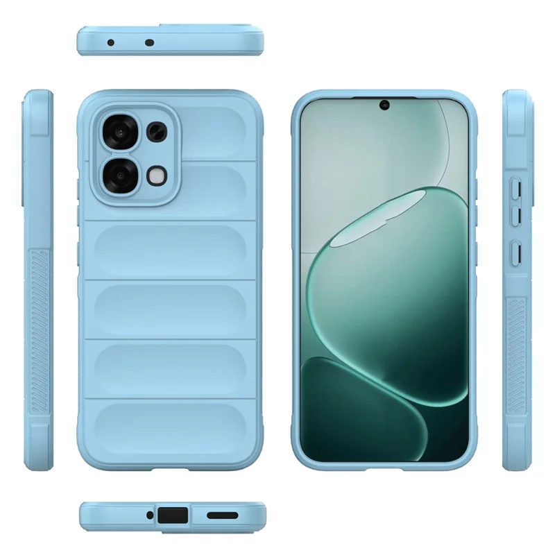 For Oppo F31 5G Case Anti-Drop Soft TPU Rugged Phone Back Cover - Baby Blue