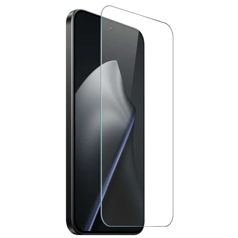 NORTHJO For Xiaomi 15T Case Soft TPU Clear Phone Cover with Tempered Glass Screen Protector