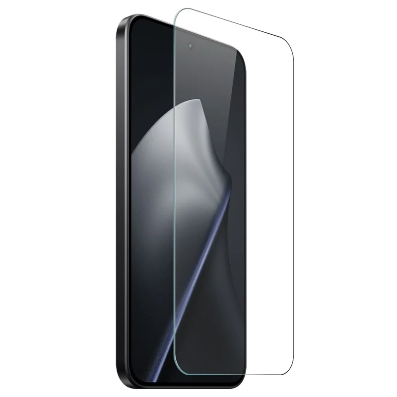 NORTHJO For Xiaomi 15T Case Four Corner Shockproof TPU Clear Phone Cover with Tempered Glass Film