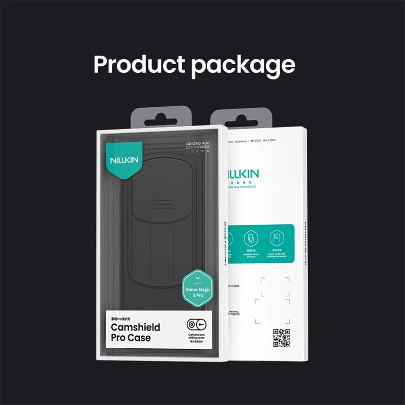NILLKIN Camshield Pro Series for Honor Magic8 Pro 5G Case PC + TPU Slide Camera Lid Phone Cover