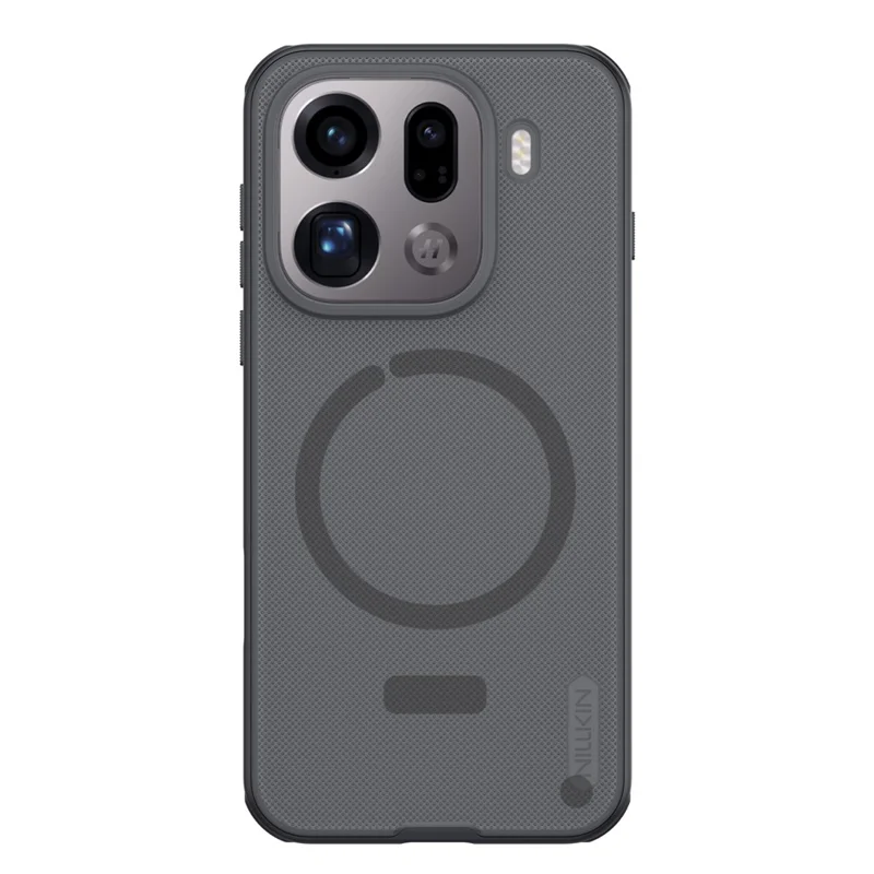 NILLKIN Super Frosted Shield Pro til Oppo Find X9 Pro 5G Magnetisk Taske Matt PC TPU Gennemsigtig Sort Telefon Bagdækning