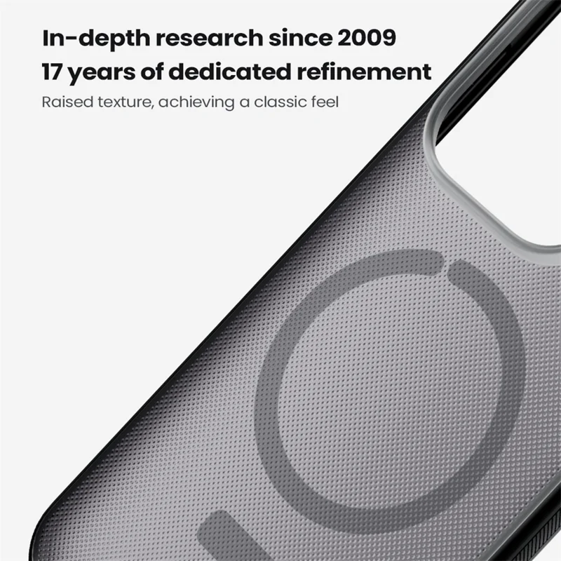 NILLKIN Super Frosted Shield Pro til Oppo Find X9 Pro 5G Magnetisk Taske Matt PC TPU Gennemsigtig Sort Telefon Bagdækning