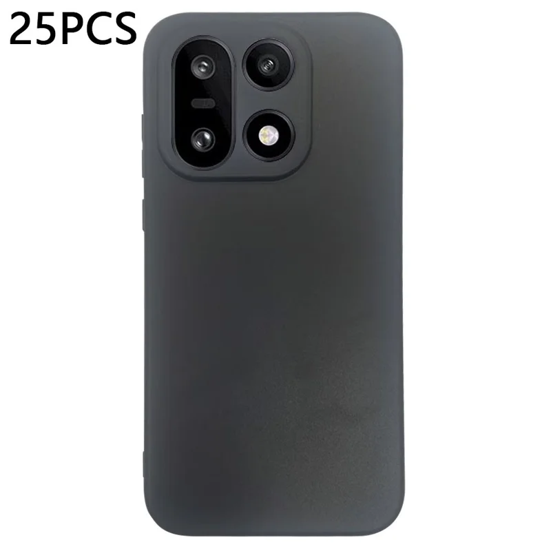 Zakup hurtowy 25 szt. obudowa na OnePlus 15 5G, matowa obudowa TPU 1,2 mm – Czarny
