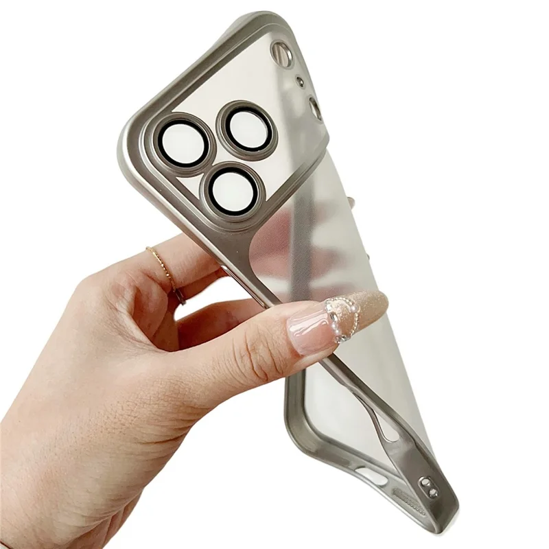 For iPhone 17 Pro Max Case Matte Anti Drop TPU + PC Phone Back Cover - Orange