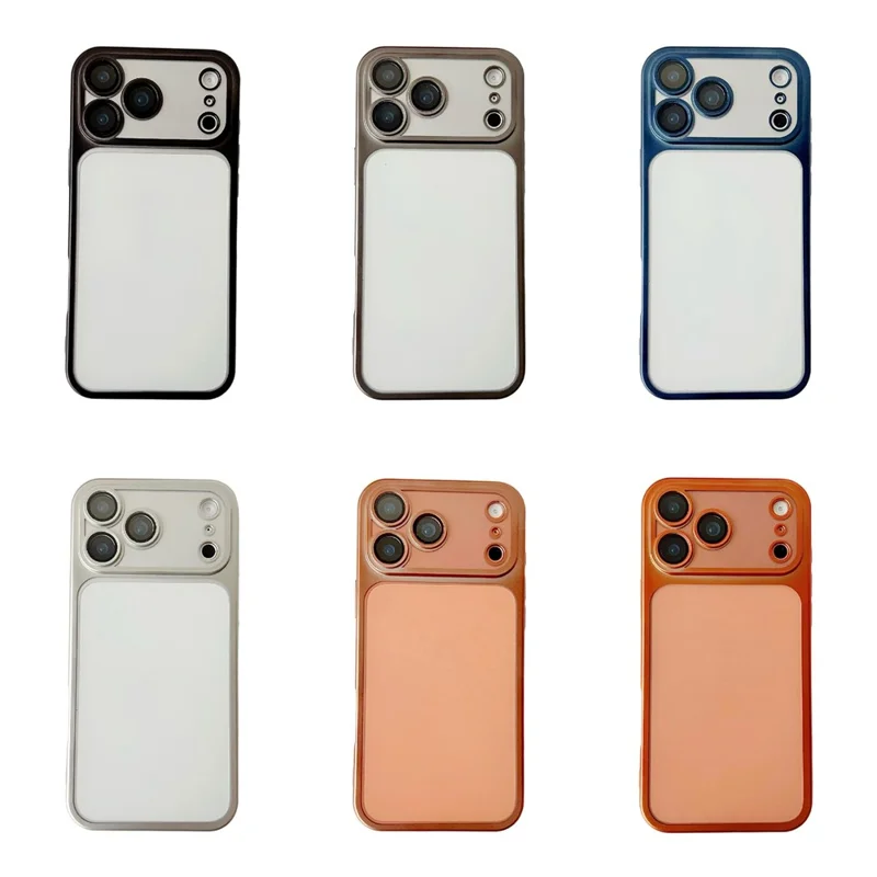 For iPhone 17 Pro Max Case Matte Anti Drop TPU + PC Phone Back Cover - Orange