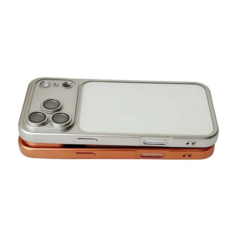 For iPhone 17 Pro Case Matte Anti Drop TPU + PC Phone Back Cover - Grey
