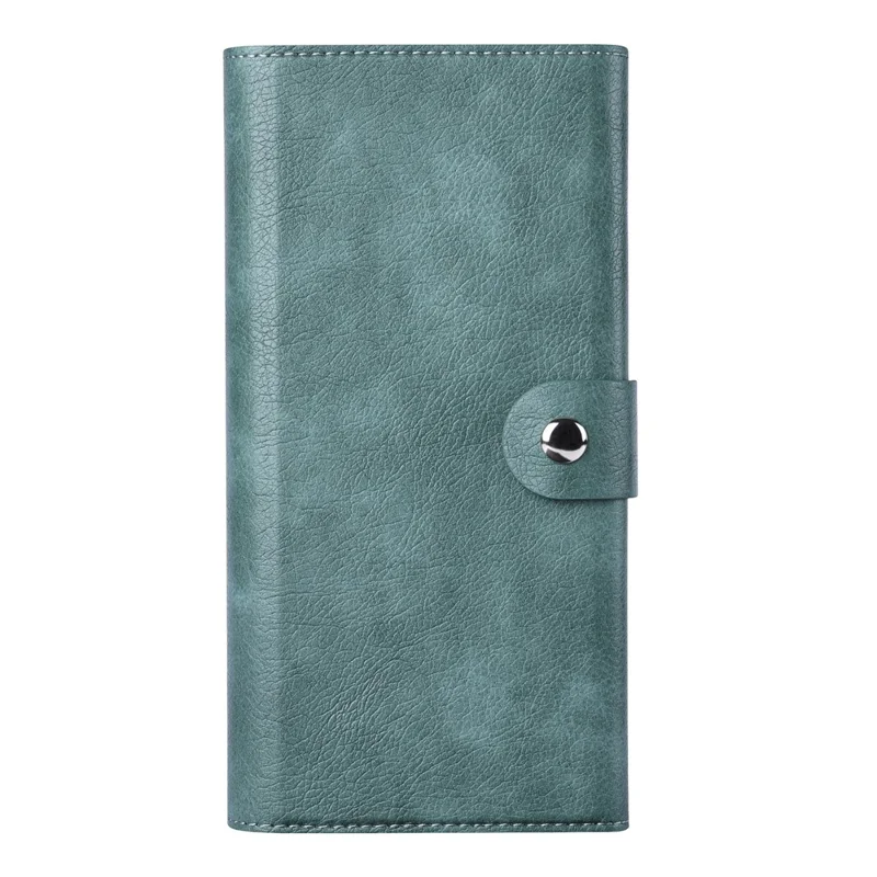 VILI GVB-C Série pour iPhone 17 Pro Étui Compatible avec MagSafe Blocage RFID Couvercle de Téléphone en Cuir Détachable - Vert