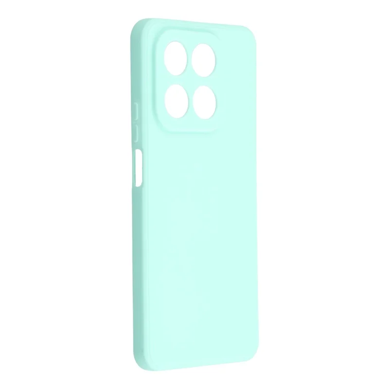 For Honor X7d 5G Case Precise Cutouts Straight Edge TPU Shockproof Phone Cover - Baby Blue