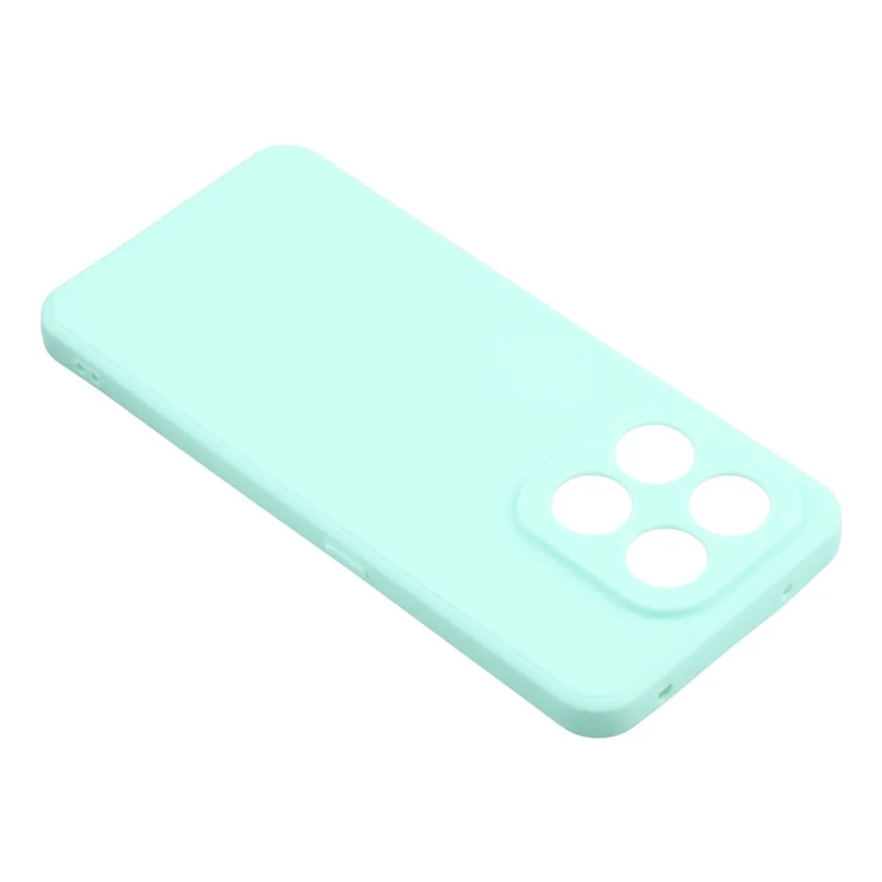 For Honor X7d 5G Case Precise Cutouts Straight Edge TPU Shockproof Phone Cover - Baby Blue