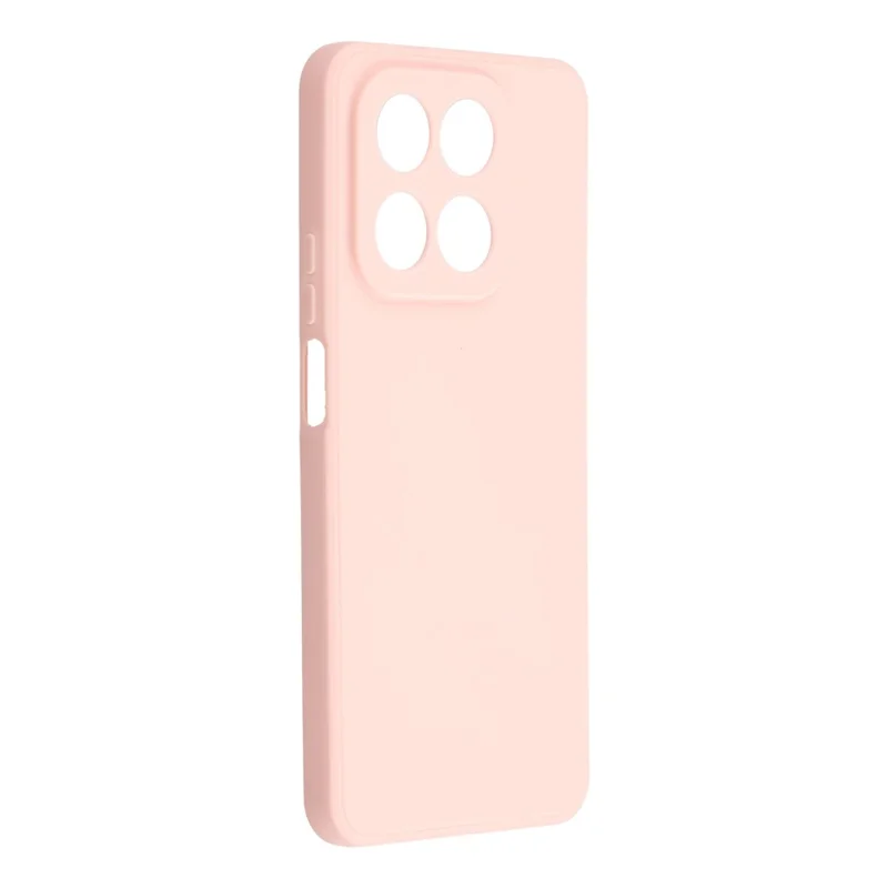 For Honor X7d 5G Case Precise Cutouts Straight Edge TPU Shockproof Phone Cover - Pink