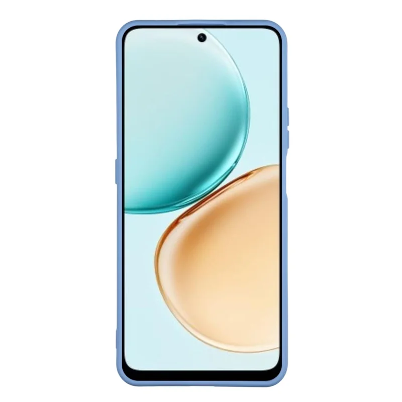 For Honor X7d 5G Case Precise Cutouts Straight Edge TPU Shockproof Phone Cover - Lavender Grey