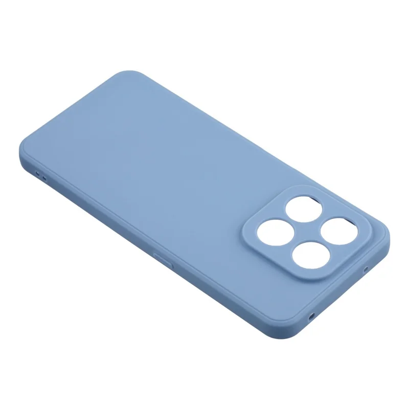 For Honor X7d 5G Case Precise Cutouts Straight Edge TPU Shockproof Phone Cover - Lavender Grey