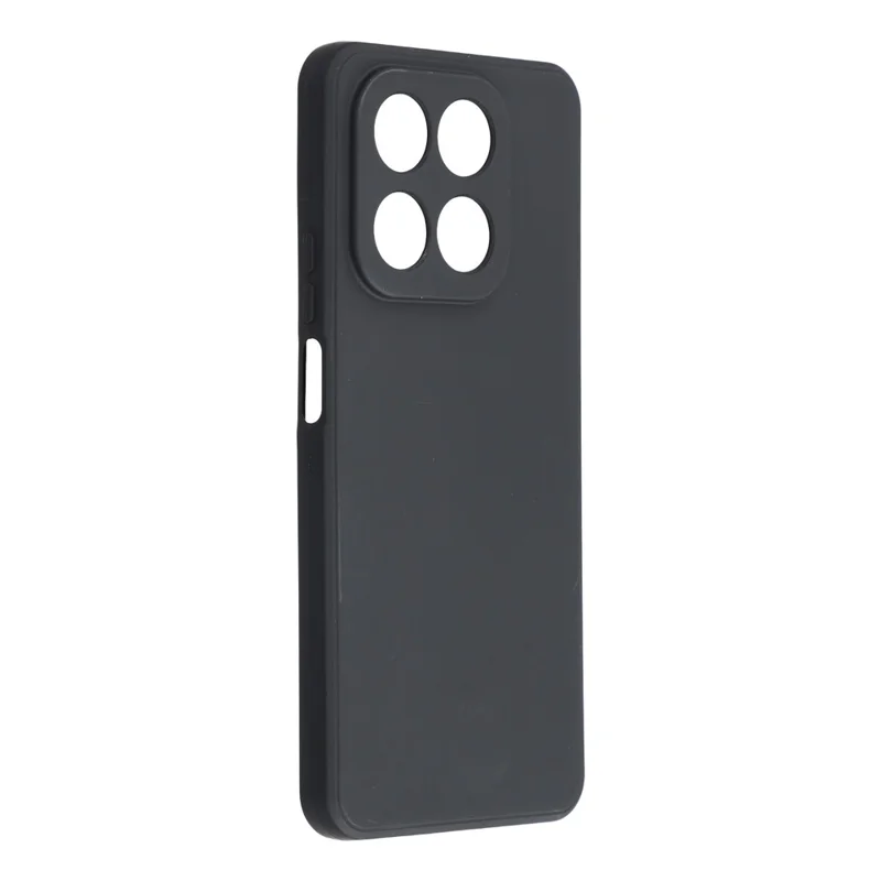 For Honor X7d 5G Case Precise Cutouts Straight Edge TPU Shockproof Phone Cover - Black