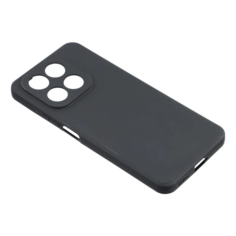 For Honor X7d 5G Case Precise Cutouts Straight Edge TPU Shockproof Phone Cover - Black