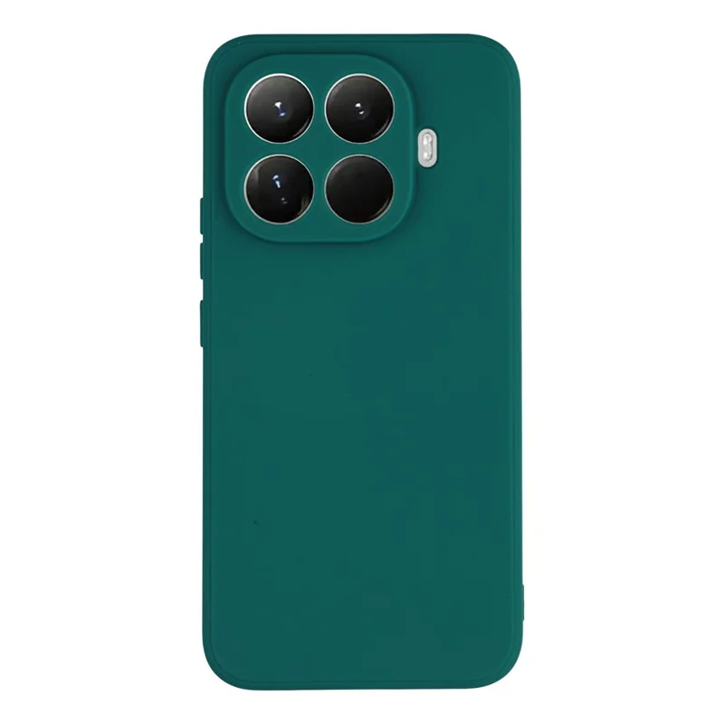 For Xiaomi 15T Pro Case Præcise Udsparinger Ret Kant TPU Stødfast Telefonbeskyttelse - Hærgrøn