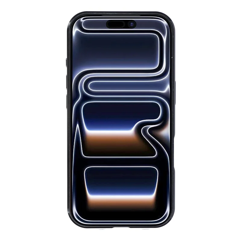 For iPhone 17 Pro Case Double Sides Tempered Glass Phone Cover Compatible with MagSafe Full Protector - Black