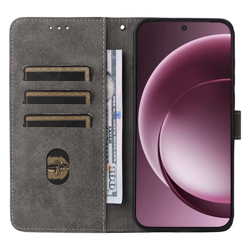 OnePlus 15 5G Hülle Brieftasche RFID-Blockierung PU-Leder Handyhülle mit Ständer und Riemen - Braun