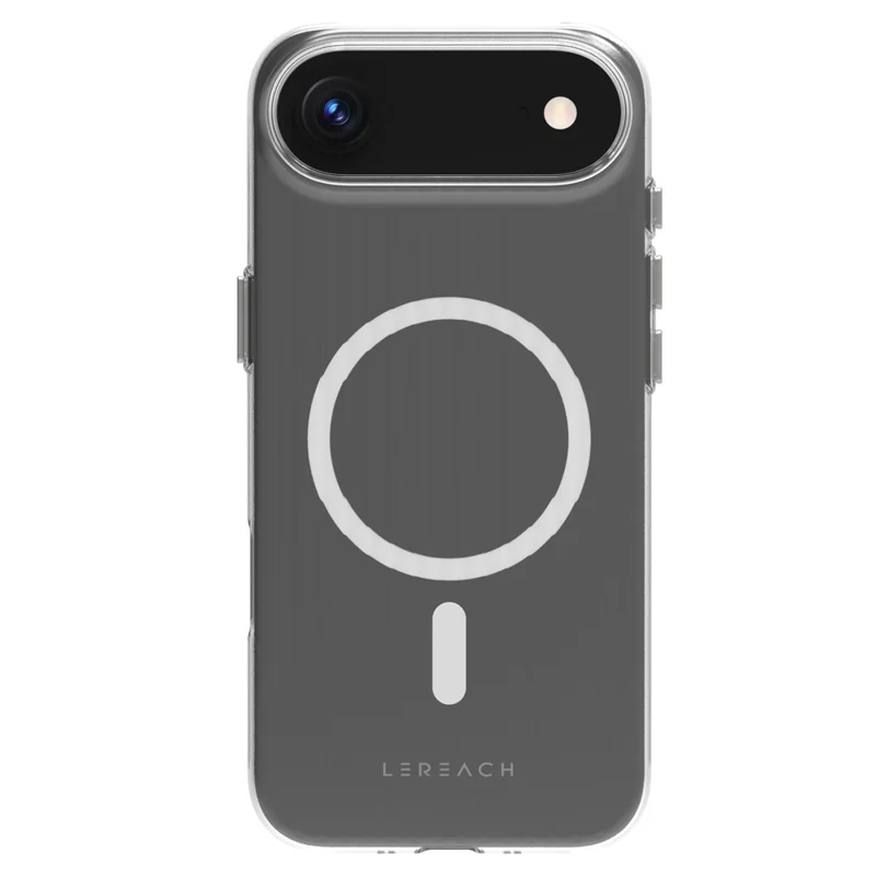 LEREACH TOC Series for iPhone Air Case Flowing Grid PC Phone Cover Compatible with MagSafe - White