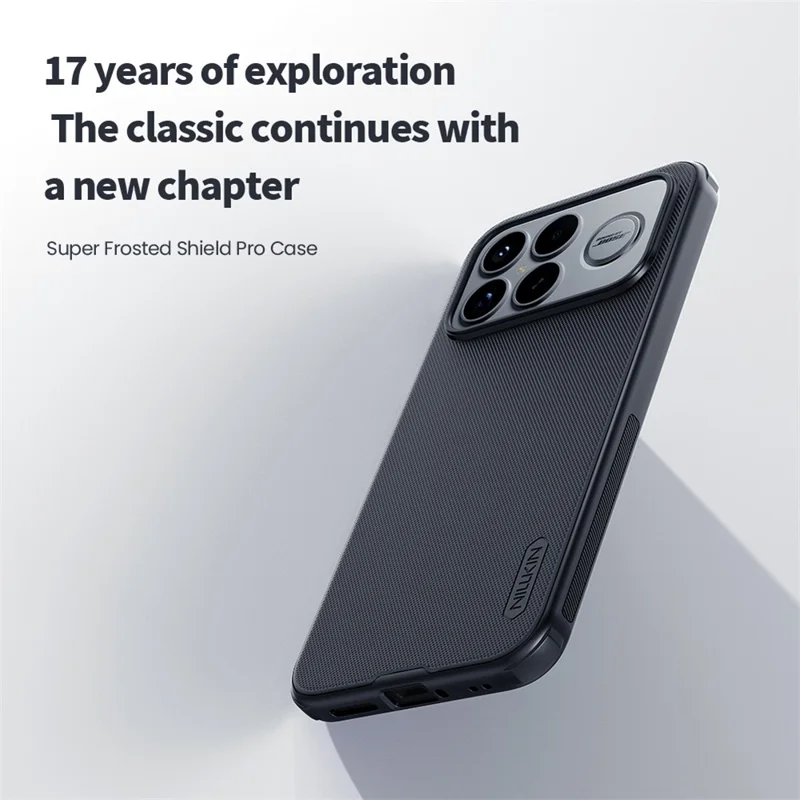 NILLKIN Frosted Shield Pro For Xiaomi Redmi K90 Pro Max 5G / Poco F8 Ultra Case Matte PC + TPU Phone Cover