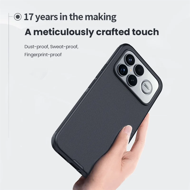 NILLKIN Frosted Shield Pro For Xiaomi Redmi K90 Pro Max 5G / Poco F8 Ultra Case Matte PC + TPU Phone Cover