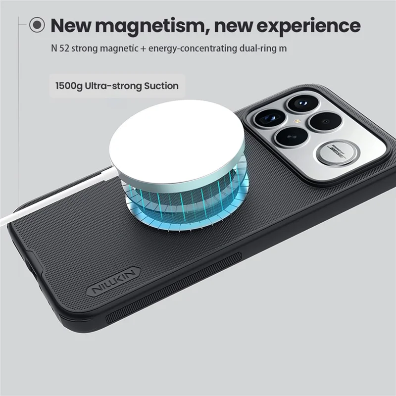 NILLKIN Frosted Shield Pro para Xiaomi Redmi K90 Pro Max 5G Capa Compatível com MagSafe PC + Capa de Telefone TPU