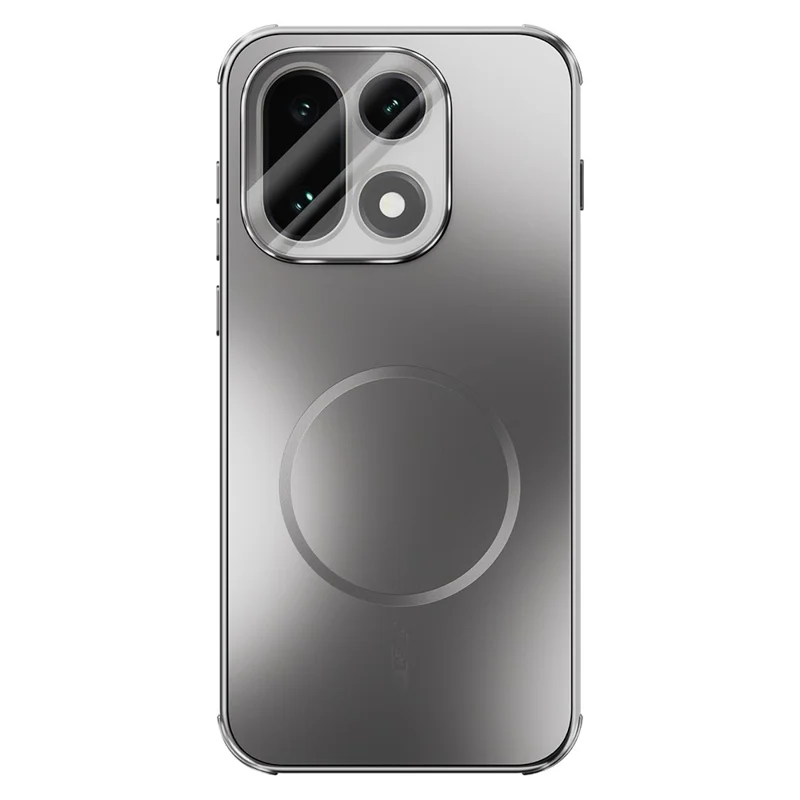 ABEEL For OnePlus 15 5G Magnetic Case TPU PC Cooling Matte Phone Back Cover with Lens Film - Titanium Grey