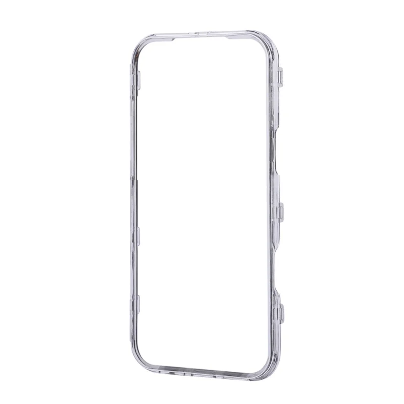 For iPhone 17 Pro Case Compatible with MagSafe 3 in 1 TPU + PC Shockproof Matte Phone Back Cover - White