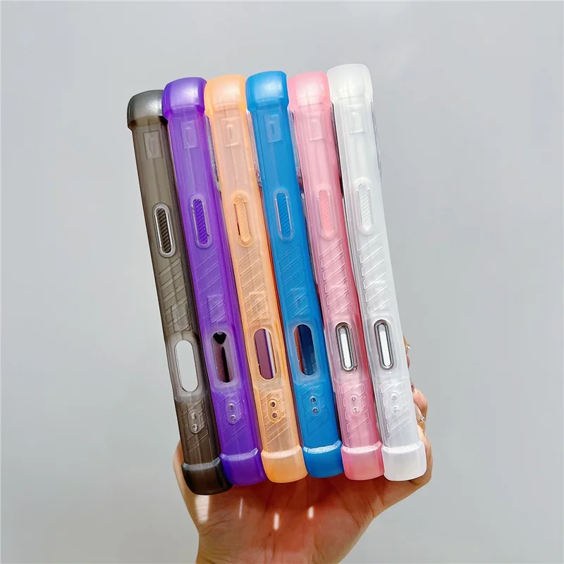 For iPhone 16 Pro Max Case Compatible with MagSafe 3 in 1 TPU + PC Shockproof Matte Phone Back Cover - Orange