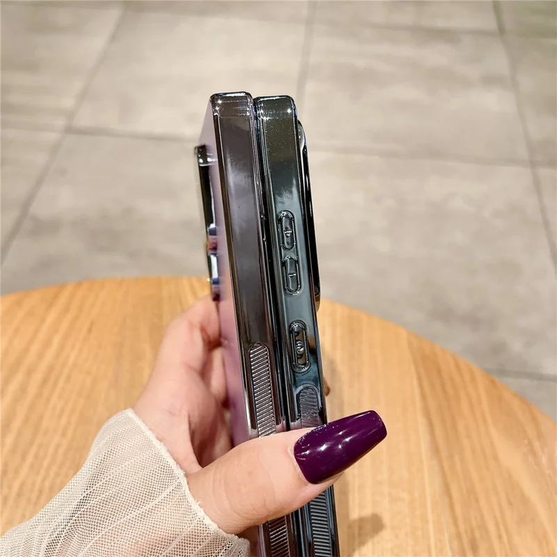 Capa para Samsung Galaxy S25 Ultra Compatível com MagSafe, Capa de Telefone PC TPU Eletroplastada Fosca com Película de Vidro Temperado - Preto