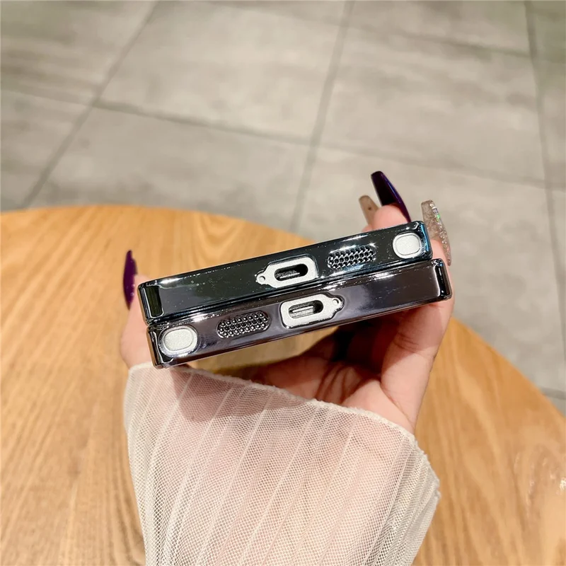 Capa para Samsung Galaxy S25 Ultra Compatível com MagSafe, Capa de Telefone PC TPU Eletroplastada Fosca com Película de Vidro Temperado - Preto