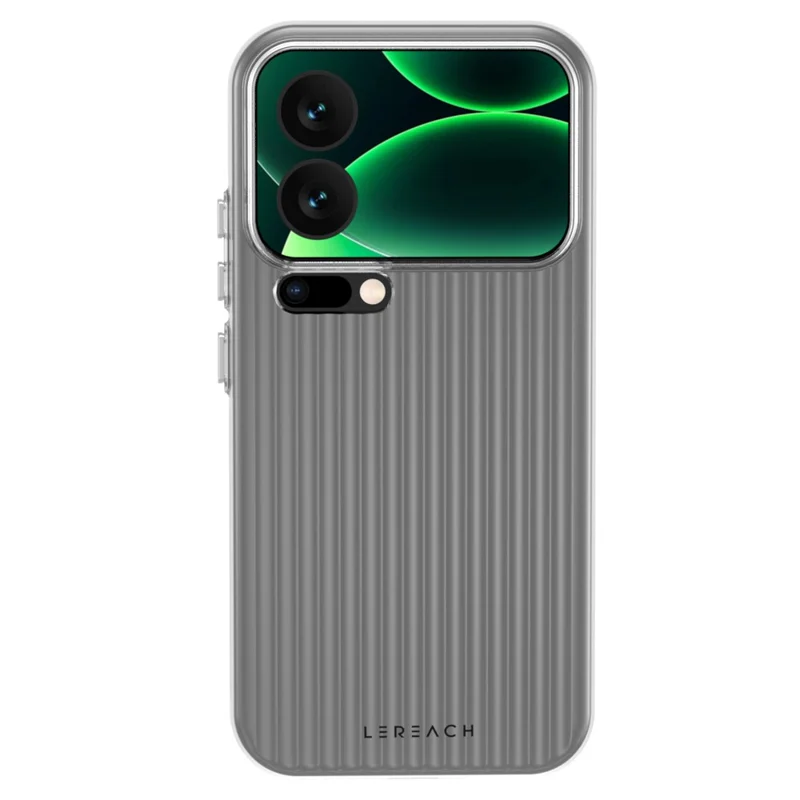 LEREACH TOC Series per Xiaomi 17 Pro Max Case Griglia fluente PC Cover per telefono - Bianco
